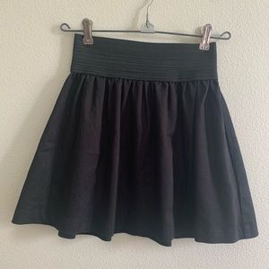 Miley Cyrus Black Skirt, Elastic Waist, Size S